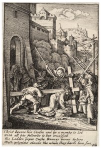 Portant la croix - Wenceslaus Hollar